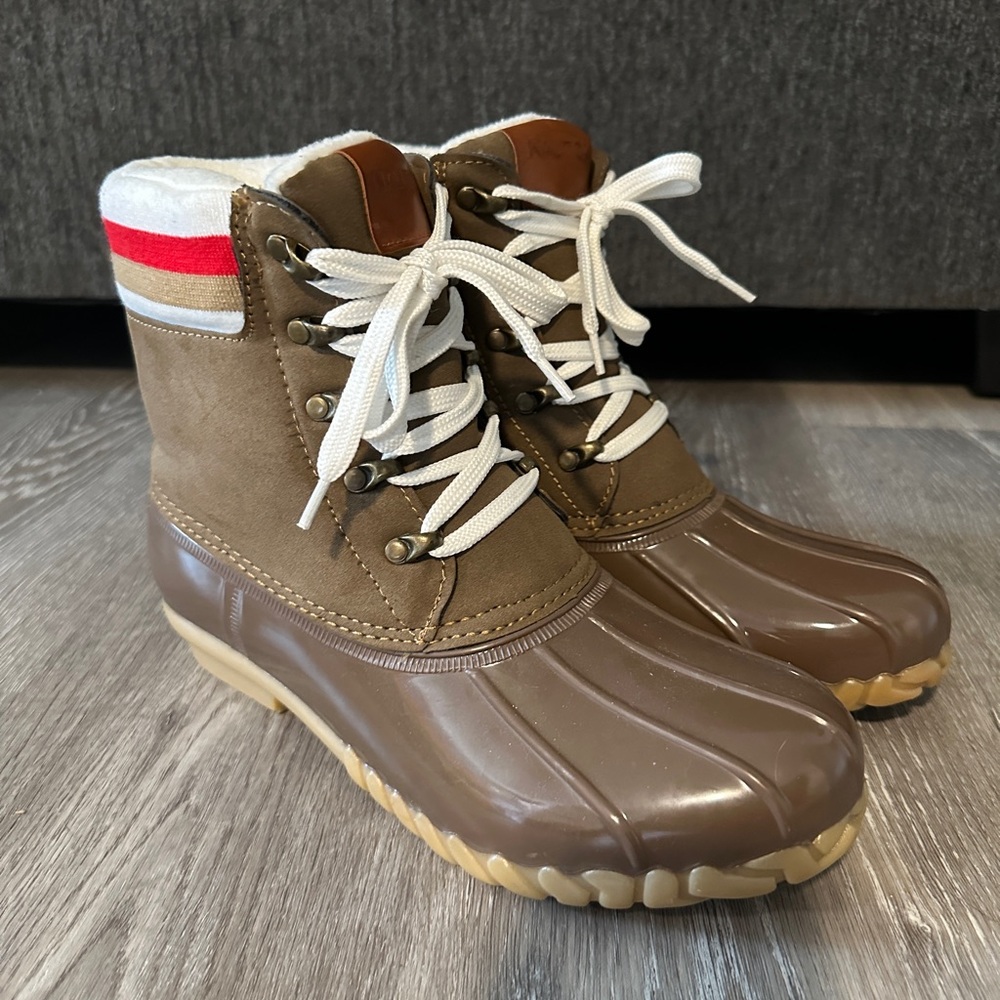 Nautica Fuzzy Winter Boots